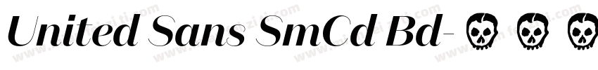 United Sans SmCd Bd字体转换